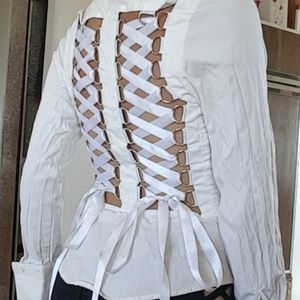 Lace up top